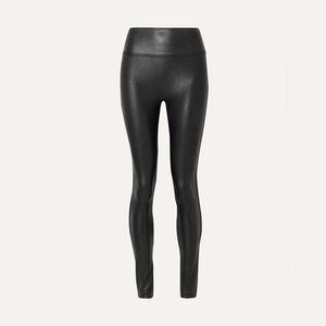 SPANX
Faux stretch-leather leggings
